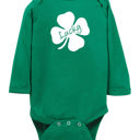 12-18M Long Sleeve Lucky St Patrick's Day Graphic Baby Bodysuit | Short or Long Sleeve