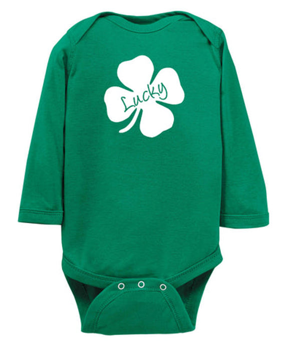 St Patrick's Day Graphic Baby Bodysuit | Short or Long Sleeve