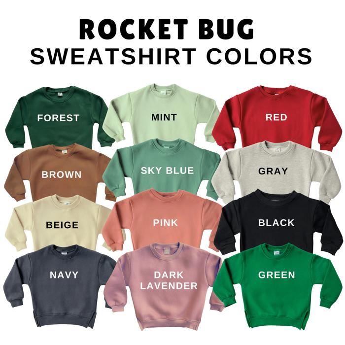 Kids Personalized Cozy Soft Crewneck Sweatshirt