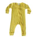 6M Maize Silky Long Sleeve Zipper Baby Romper