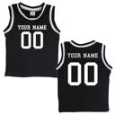 2T Black Custom Sleeveless Basketball Sport Jersey for Toddlers - Personalized with Name & Number