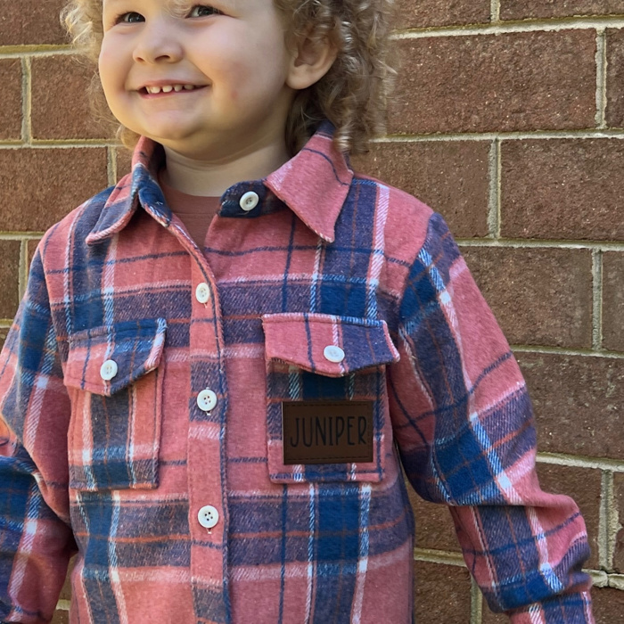 Personalized Cozy Soft Flannels for Kids - Thick, Warm, & Snuggly Jacket 