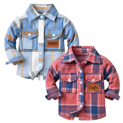 Personalized Cozy Soft Flannels for Kids - Thick, Warm, & Snuggly Jacket 