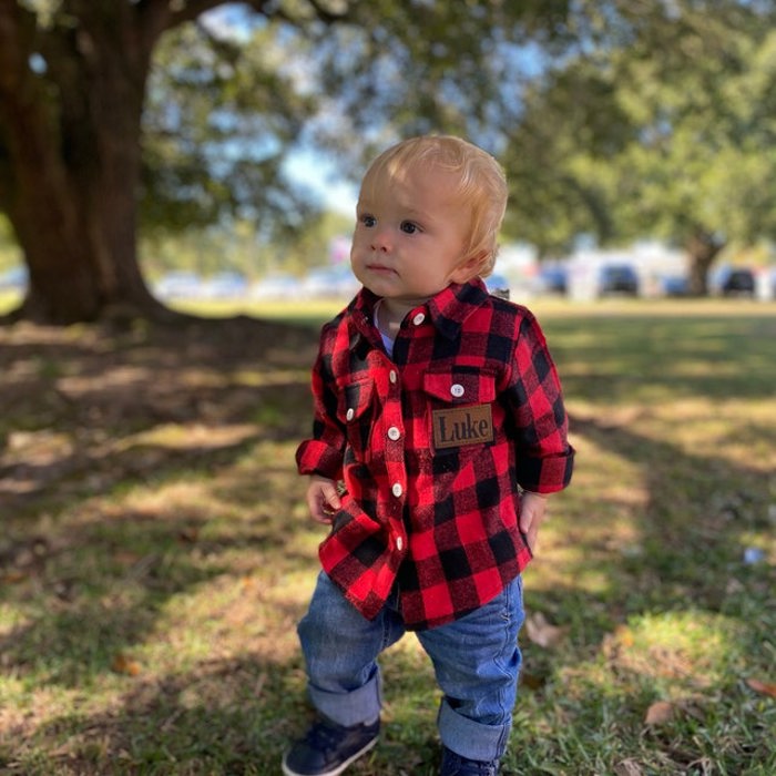 Personalized Cozy Soft Flannels for Kids - Thick, Warm, & Snuggly Jacket 