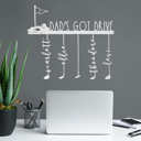  Hole in One Personalized Family Names Golf Sign - Golf Papa Signs Wall Decor
