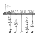  Hole in One Personalized Family Names Golf Sign - Golf Papa Signs Wall Decor