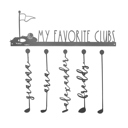  Hole in One Personalized Family Names Golf Sign - Golf Papa Signs Wall Decor
