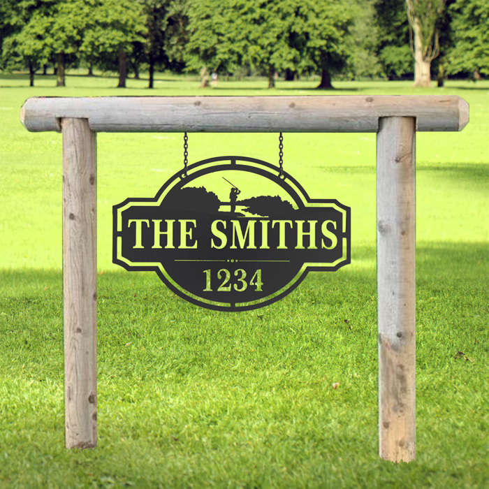 Home on the Range Address Plaque - House Number Sign - 14 Styles