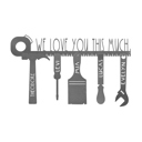  No One Else Measures Up to Dad Family Name Sign - Custom Fathers Day Gifts