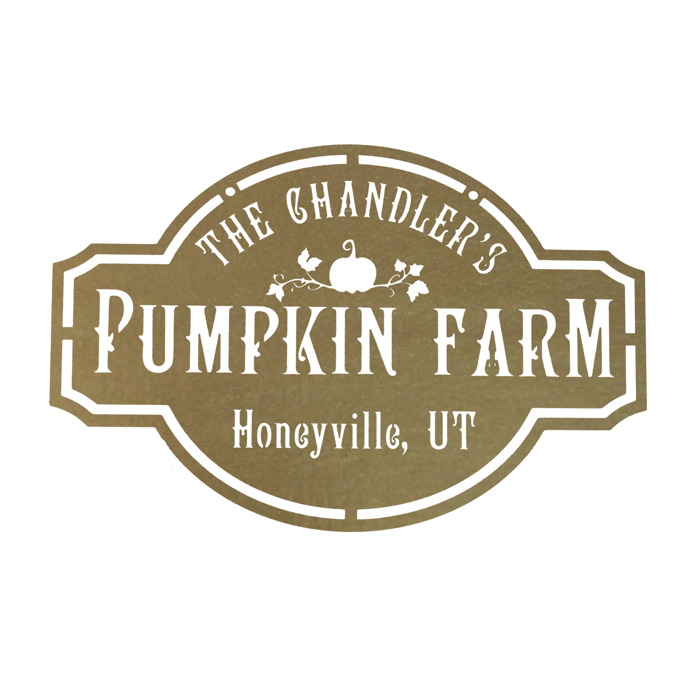 Pumpkin Farm Custom Name Sign – Personalized Fall Decor with Family Name – Farmhouse Autumn Sign for Porch, Mantel, or Entryway