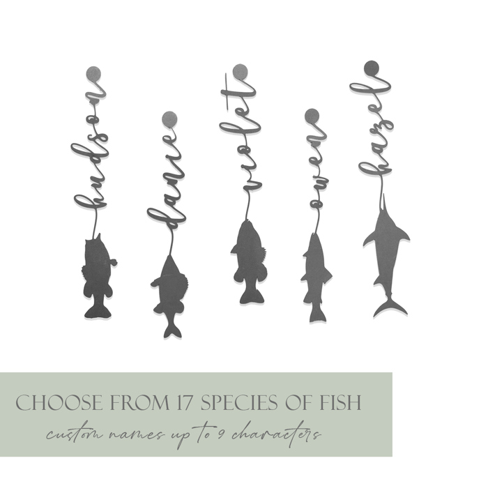 Reely Great Family Names Fish Sign Personalized - Father's Day, Dad, Grandpa