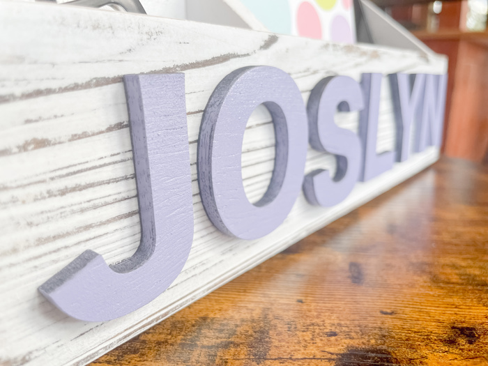 Personalized Rustic Organizer 