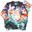 XXL Hand Tie Dyed Salem Sisters Halloween Tie Dye Sweatshirts