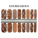 Gourd-geous Fall Nail Wraps  |  Non-Toxic Nail Polish Stickers, Decals, and Strips for DIY Manicures