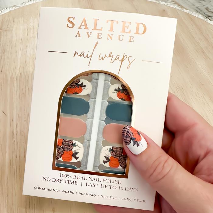 Fall Nail Wraps  |  Non-Toxic Nail Polish Stickers, Decals, and Strips for DIY Manicures