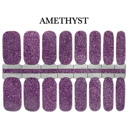 Amethyst Nail Wraps  |  Non-Toxic Nail Polish Stickers, Decals, and Strips for DIY Manicures