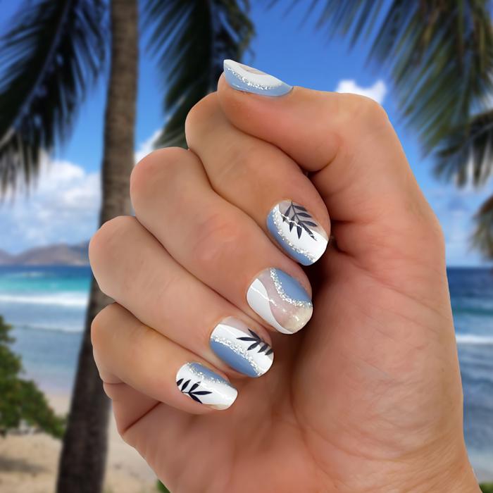 Vacation Nail Wraps  |  Non-Toxic Nail Polish Stickers, Decals, and Strips for DIY Manicures