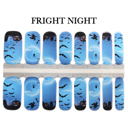 Fright Night Spooky Halloween Nail Wraps  |  Non-Toxic Nail Polish Stickers, Decals, and Strips for DIY Manicures