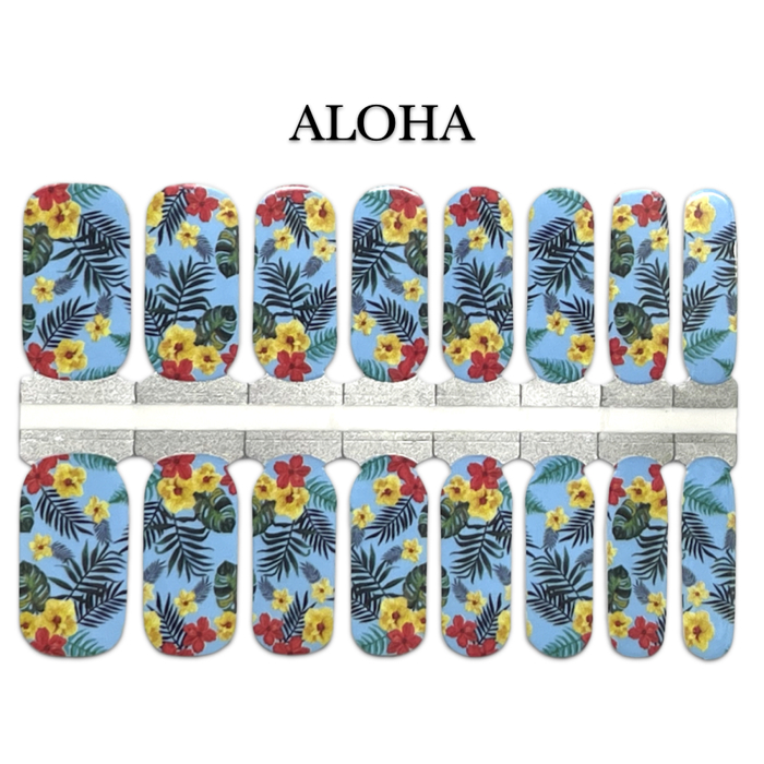 Vacation Nail Wraps  |  Non-Toxic Nail Polish Stickers, Decals, and Strips for DIY Manicures