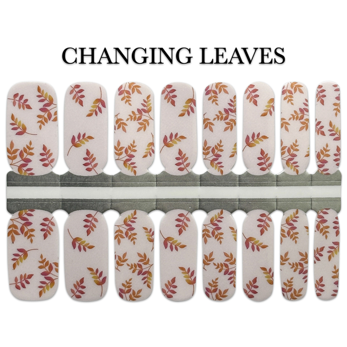 Fall Nail Wraps  |  Non-Toxic Nail Polish Stickers, Decals, and Strips for DIY Manicures