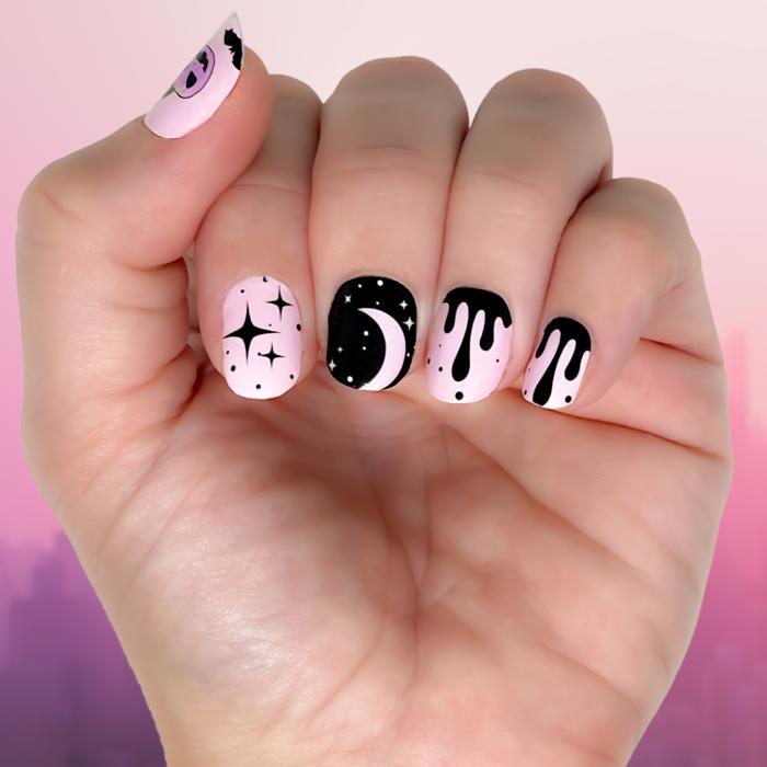 Spooky Halloween Nail Wraps  |  Non-Toxic Nail Polish Stickers, Decals, and Strips for DIY Manicures