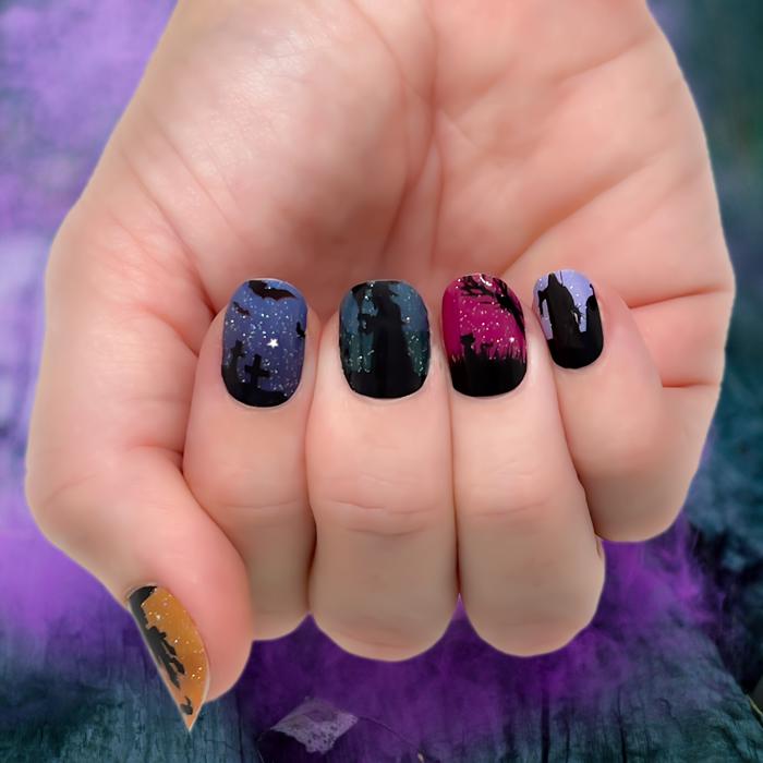 Spooky Halloween Nail Wraps  |  Non-Toxic Nail Polish Stickers, Decals, and Strips for DIY Manicures