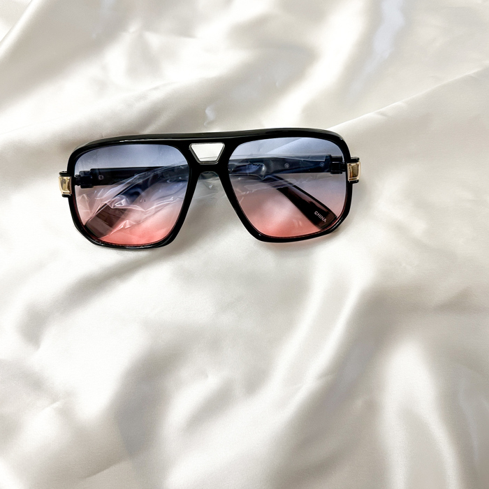 Gradient Tint Aviator Sunglasses