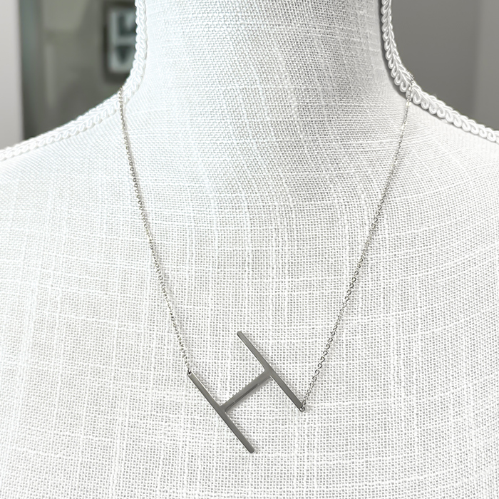Large Initial Letter Necklace