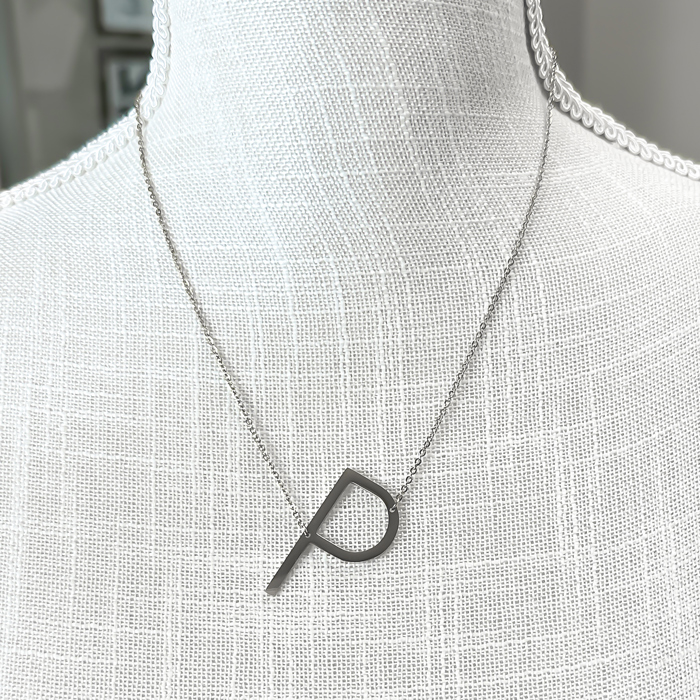 Large Initial Letter Necklace