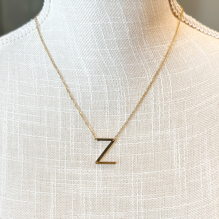 Mini Initial Letter Necklace
