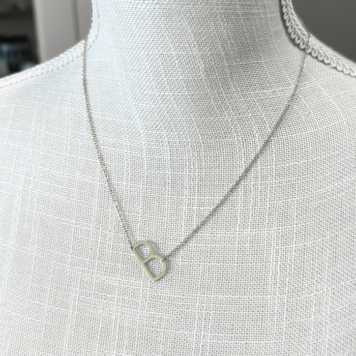Mini Initial Letter Necklace