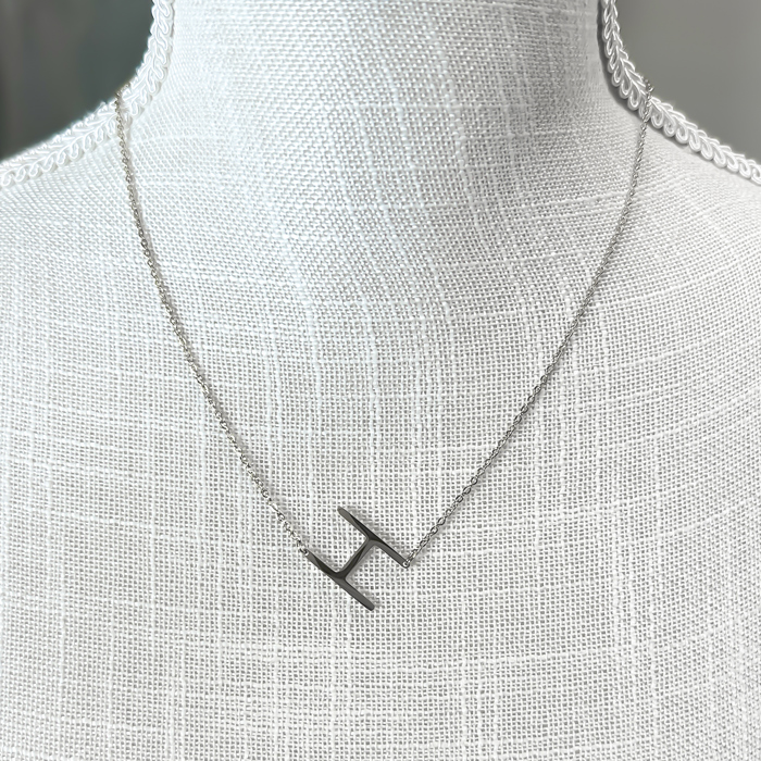 Mini Initial Letter Necklace
