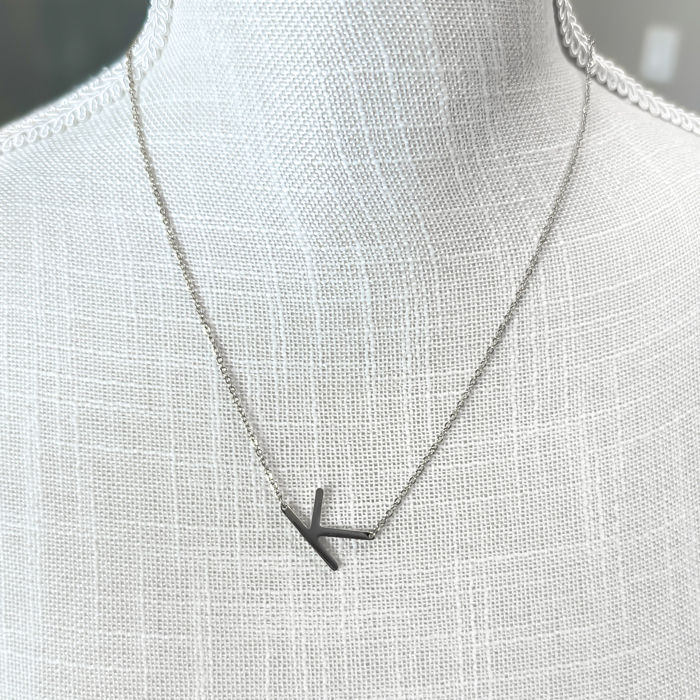 Mini Initial Letter Necklace