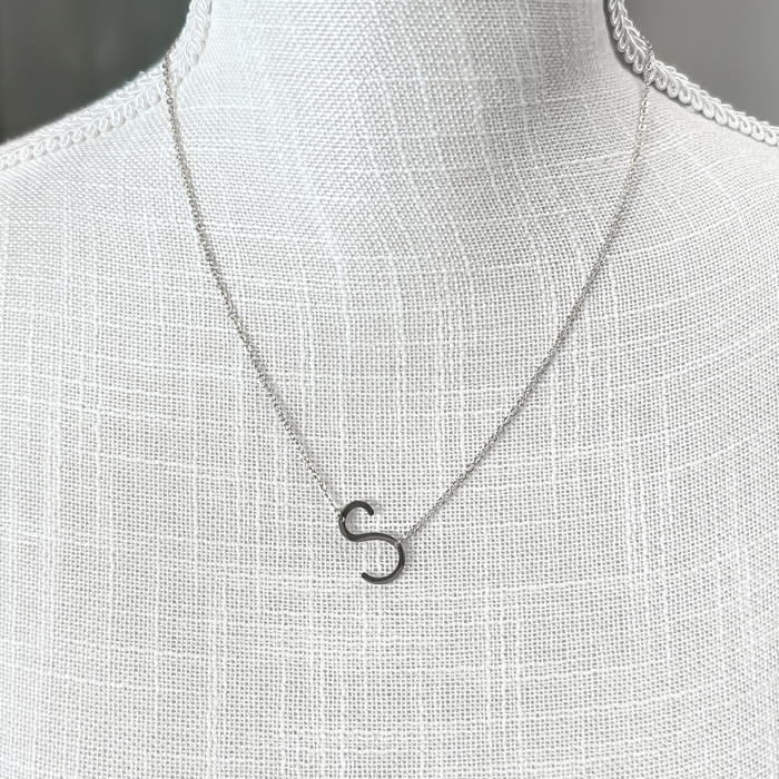 Mini Initial Letter Necklace