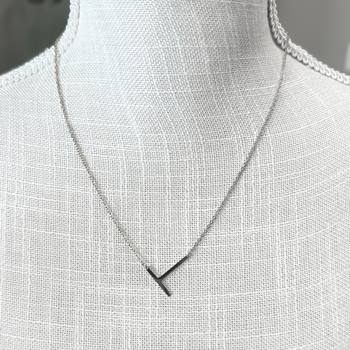 Mini Initial Letter Necklace