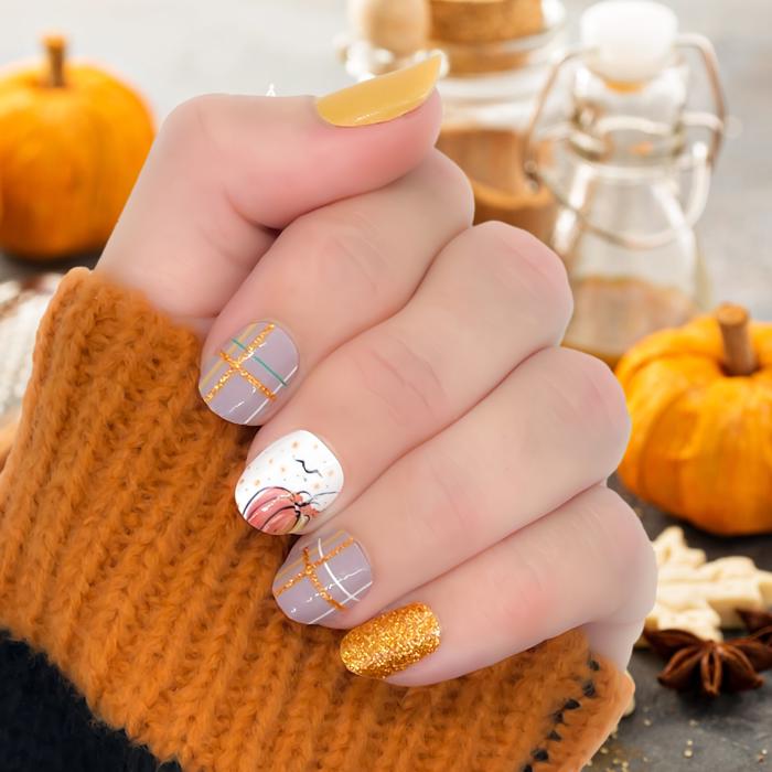 Fall Nail Wraps  |  Non-Toxic Nail Polish Stickers, Decals, and Strips for DIY Manicures