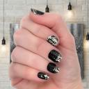 Silver Sparkle Nail Wraps  |  Non-Toxic Nail Polish Stickers, Decals, and Strips for DIY Manicures