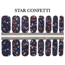  Patriotic Nail Wraps  |  4th of July Non-Toxic Nail Polish Stickers, Decals, and Strips for DIY Manicures