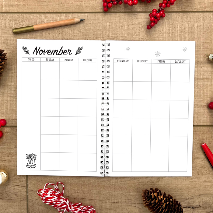 Christmas Planner | Holiday Planner | Gift Tracker | Free Shipping