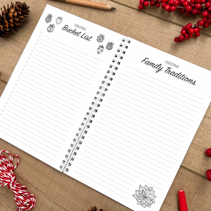 Christmas Planner | Holiday Planner | Gift Tracker | Free Shipping