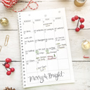  Christmas Planner | Holiday Planner | Gift Tracker | Free Shipping