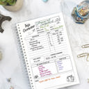  Travel Planner | Travel Journal | Vacation Planner, Hand-Drawn 21 Day Organizer | Free Shipping