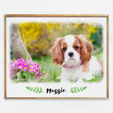  Digital Watercolor Pet Portrait | Art Print | Personalized Gift | 8x10| Free Shipping