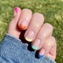  24 pcs End Game Press On Nails short square