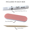  24 pcs You're Making Me Blush Press On Nails short square