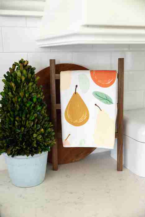 Pear-adise Waffle Hand Towel