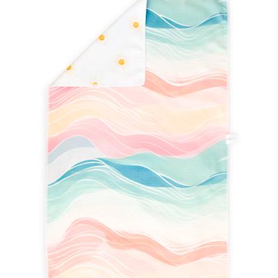 Summer Vibes Waffle Hand Towel