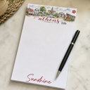  College Town Notepad | Southern College Town Inspired Stationery | Game Day Desk Pad | Personalized Gift for Students & Alumni