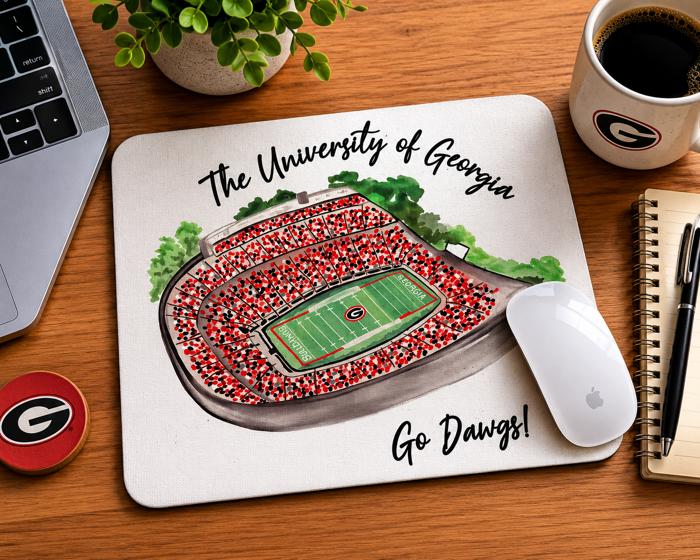 College Inspired Mouse Pad | Southern College Town Inspired | Game Day Desk Mouse Pad | Personalized Gift for Students & Alumni