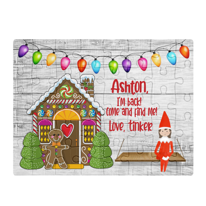 Personalized Christmas Elf Puzzle